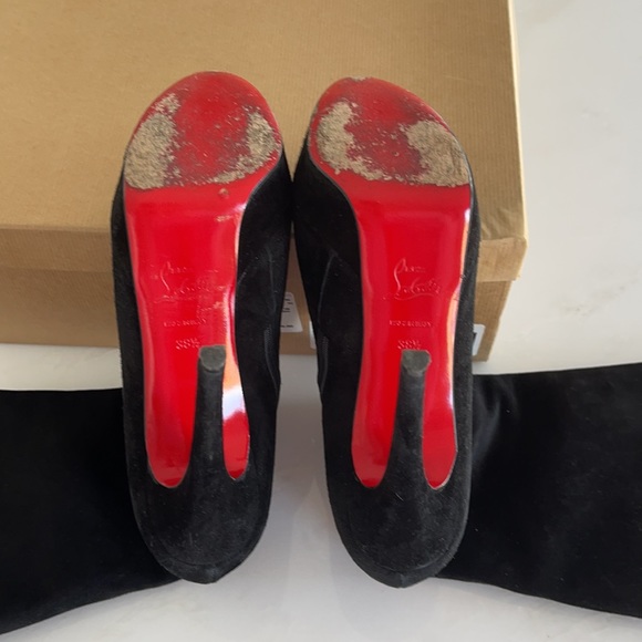 Bianca suede Christian Louboutin boot - Picture 5 of 6